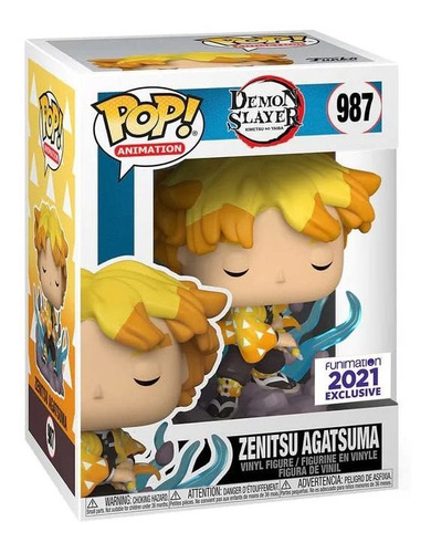 Funko Pop Zenitsu Agatsuma #987 - Funimation Exclusive