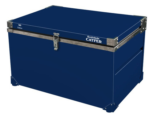 Caixa Catfer Térmica Azul 90 Litros
