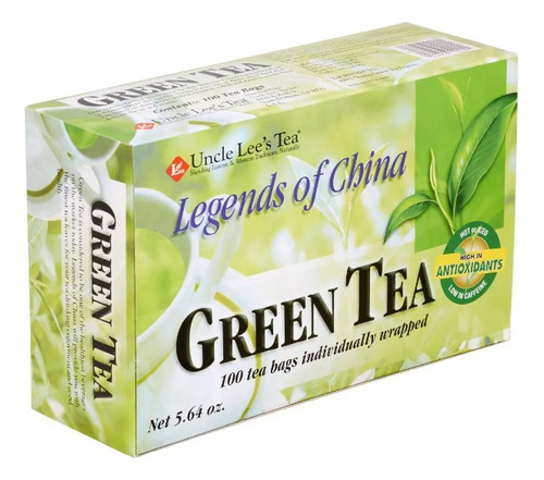Uncle Lee´s Tea 100 Tea Bags Organic Green Tea