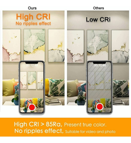 * Lámpara De Techo Led Control Remoto Inteligente Rgb