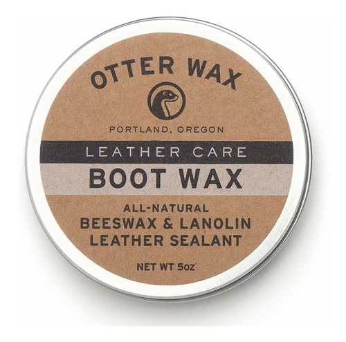 Otter Wax Boot Wax | 5 Oz | Impermeabilizante De Cuero Total