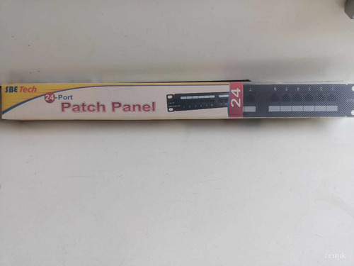 Patch Panel Sbe Tech 24 Puertos Cat 5e