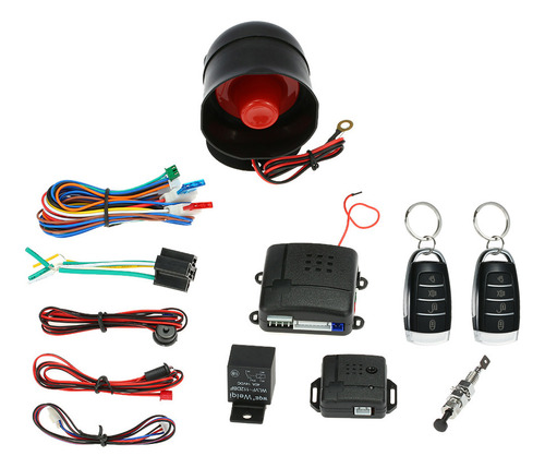 Alarma De Coche Antirrobo Universal Con Inmovilizador Remoto