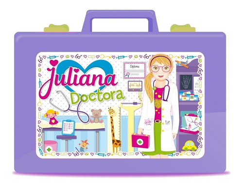 Valija Juliana Doctora Grande Con Luz Y Sonido Mundo Manias