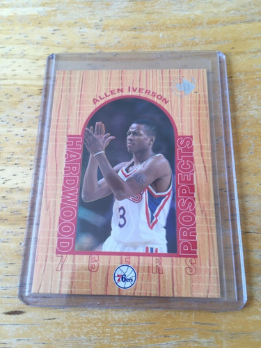 Allen Iverson Tarjeta De Novato Ud3 Hardwood  1996-97