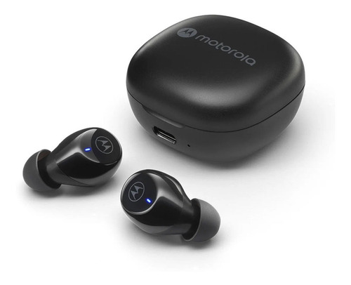 Imagen 2 de 3 de Audífonos in-ear inalámbricos Motorola Motobuds Moto Buds 105 Motorola negro