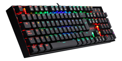 Teclado Gamer Mitra K551-rgb Negro Switch Red Español