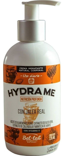 Crema Hidratante Natural Uso Diario Hydra Me Con Jalea Real