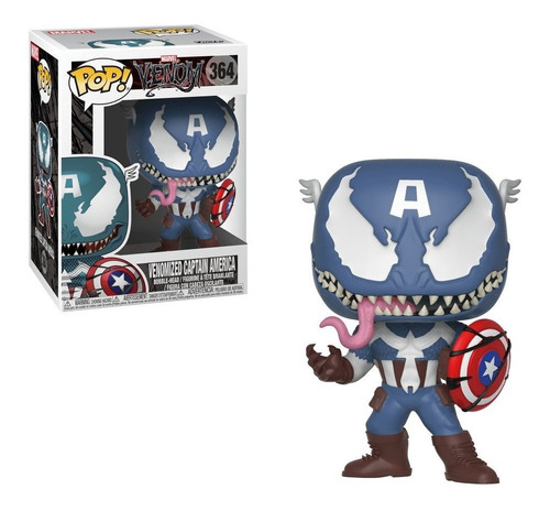 Funko Pop Venom - Venomized Captain America (capitán