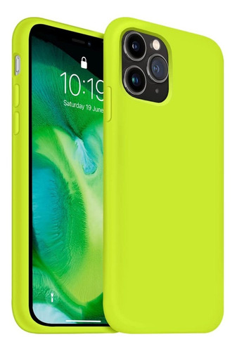 Funda Ouxul Para iPhone 11 Pro Max 6.5 (amarillo Fluor)