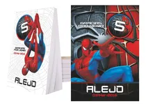 Comprar Spiderman Hombre Araña Souvenir Anotador Personalizado X40!!
