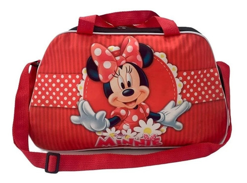 Bolsa Infantil Ou Sacola Viagem Minnie Mouse Criança F5 G