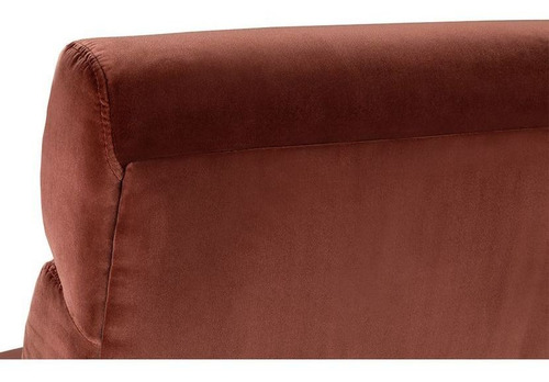 Imagen 7 de 9 de Rosen Poltrona Imbos Tela Ladrillo