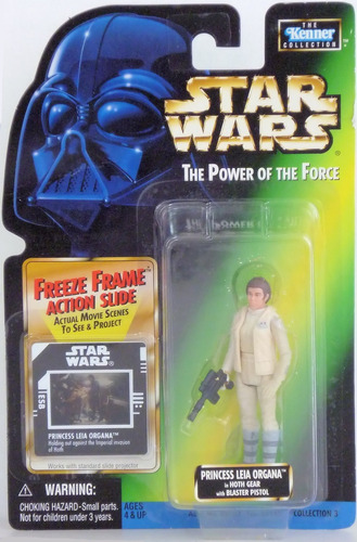 Star Wars Power Of The Force Princess Leia Hoth Gear Slide