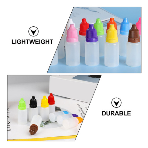 Botellas Cuentagotas Comprimibles, Líquido Para Ojos, Vacío,