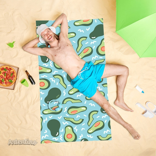 Lona Manta Playa Sol Verano Diseño Artentino Hombre Mujer