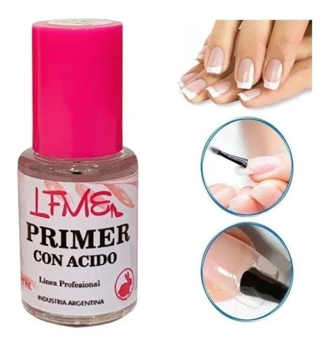 Primer Con Acido X11 Ml Manicuria Gelificadas Lfme !!