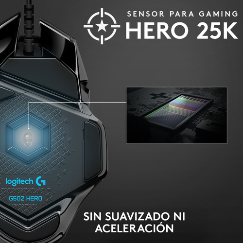 Logitech G Series G502 Hero Negro