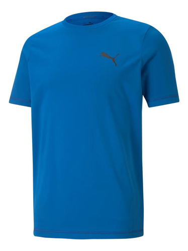 Camiseta Puma Masculina Active Small Logo Drycell - Azul