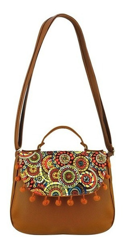 Bolsa Mariconera Pompones Mandala ¡excelentes Ganancias!