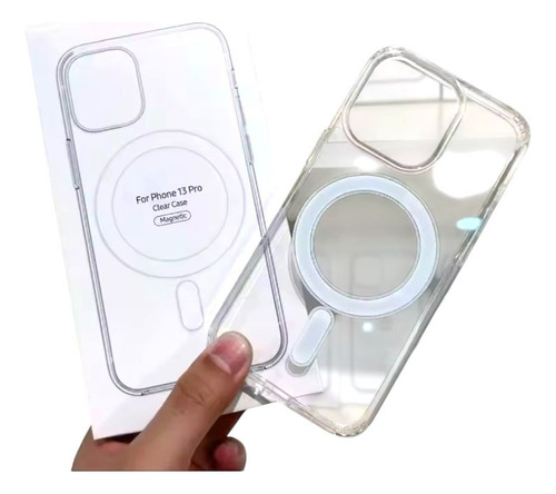 Funda Case Magsafe Para Iphone Transparente Iphone 15