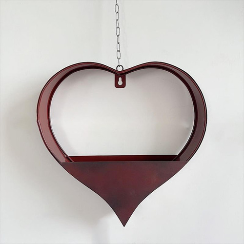 Maceta Colgante En Forma De Corazón, Maceta De Metal Para