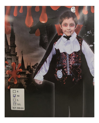 Disfraz Drácula Infantil- Halloween- Universo Mágico-