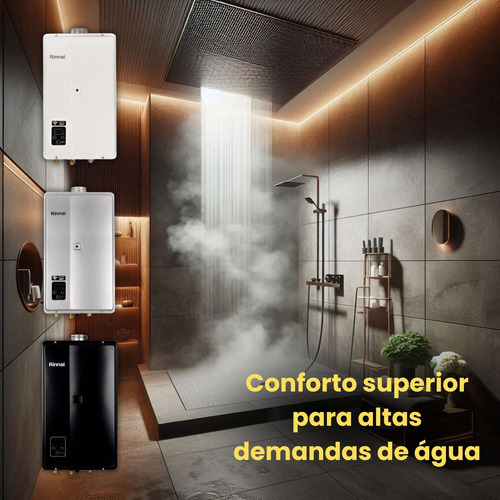 Aquecedor Agua A Gas 33l Bivolt Gn Casa 4 Duchas Timer