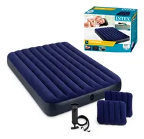 Comprar Colchón Inflable Intex 2p Camping +almohada +inflador El Rey