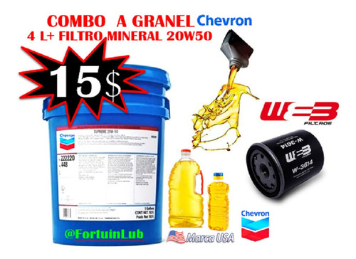 Combos 4 Litros De Aceite Semisintetico Inca Mas Filtro Web