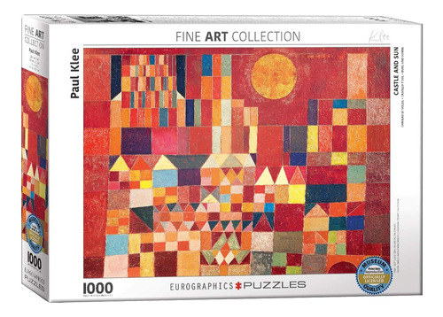 Eurographics Paul Klee Castle Y Sun Puzzle (1000 Piezas)