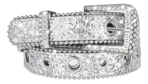 Cinturones Delgados Con Diamantes De Imitación Para Mujer Ci
