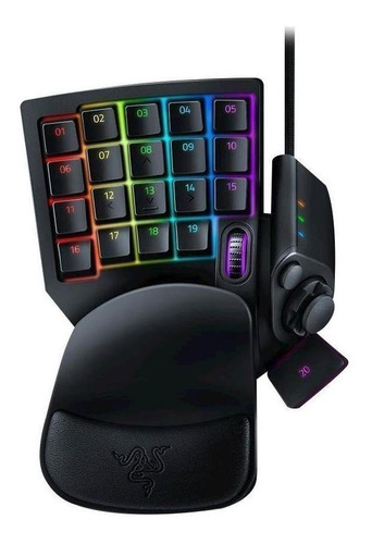 Teclado De Una Mano Gamer Razer Tartarus V2 Color Negro Con 