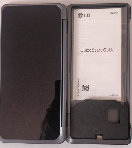 Dual Screen Original Para LG G9 Velvet Gris