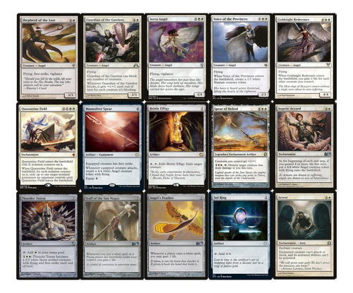 Angel Commander Deck Custom Built Elite Mtg Edh 100 Card