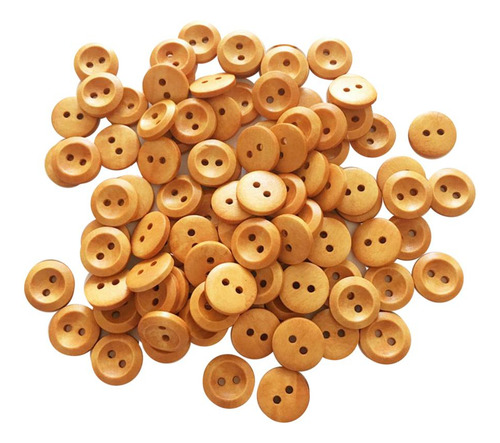 100 Piezas De Botones De Para Coser 2 Agujeros Para