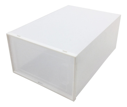 Caja Organizadora Blanco Para Zapatos Con Visor