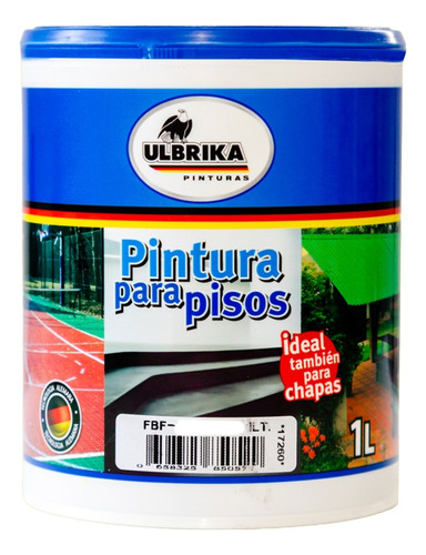 Pintura Para Pisos Y Chapas Ulbrika X 1litro