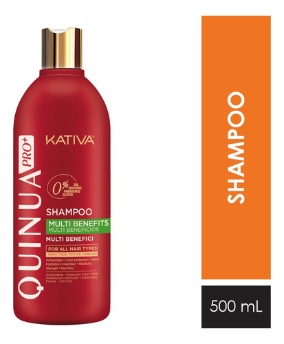 Shampoo Kativa Quinua Pro - Frasco 500ml