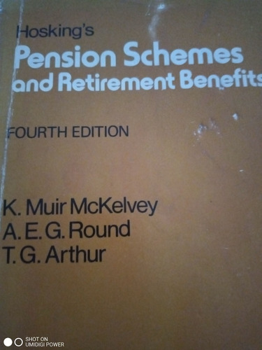 Hosking´s - Pension Schemes And Retirement Benefits - Inglés