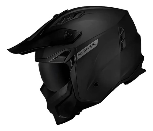 Capacete Norisk Darth 2 Preto Fosco Black Multimodal Tam 58