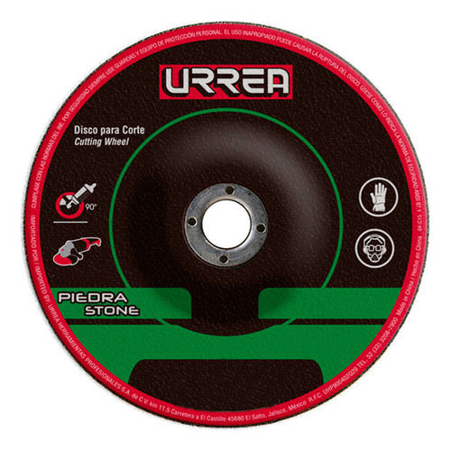 Disco T/27 Piedra7x1/8  gral Ascs07 Urrea Color Rojo