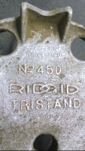 Trípode Prensa Ridgid Tristand Modelo 45 O Usado Buen Estado