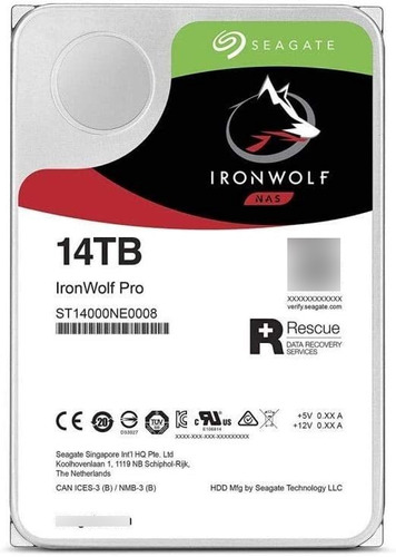 Seagate Ironwolf Pro St14000nez008 - Disco Duro Interno