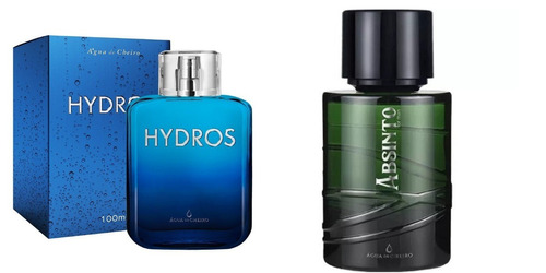 Kit Perfumes Hydros 100ml + Absinto For Man 100ml Original  