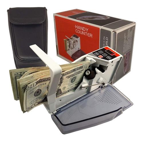 Contadora Billetes Portatil Maquina Contar Dinero V40 Loteo