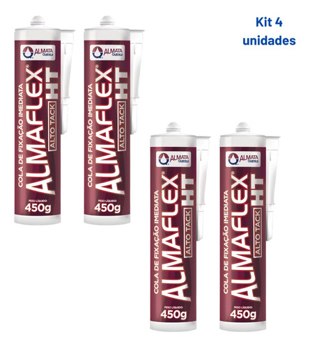 Silicone Almaflex Ht 400 Fixa Espelho