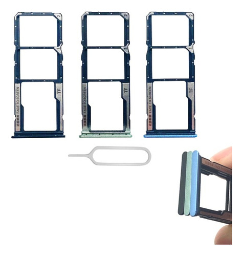 Bandeja Sim Chip Compatible Con Xiaomi Note 12s + Llave