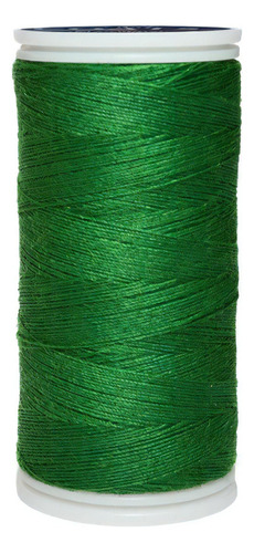 Caja 12 Pzas Hilo Coats Poliéster Liso 3 Cabos Fibra Corta Color T6980-0191 Verde Arbusto