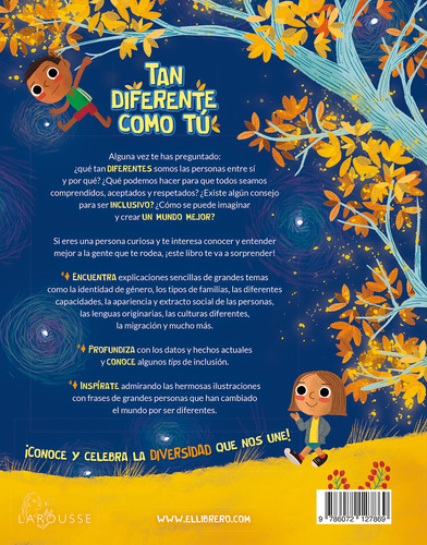 Libro Tan Diferente Como tú Editorial Larousse Autor Natalia Herrero Martínez